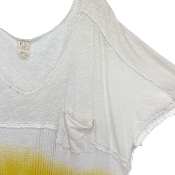 Free People We The Free Sun Dial Tee in Yellow - Picture 5 of 10